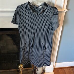 Tyler Boe Black and White Geometric Mini Dress